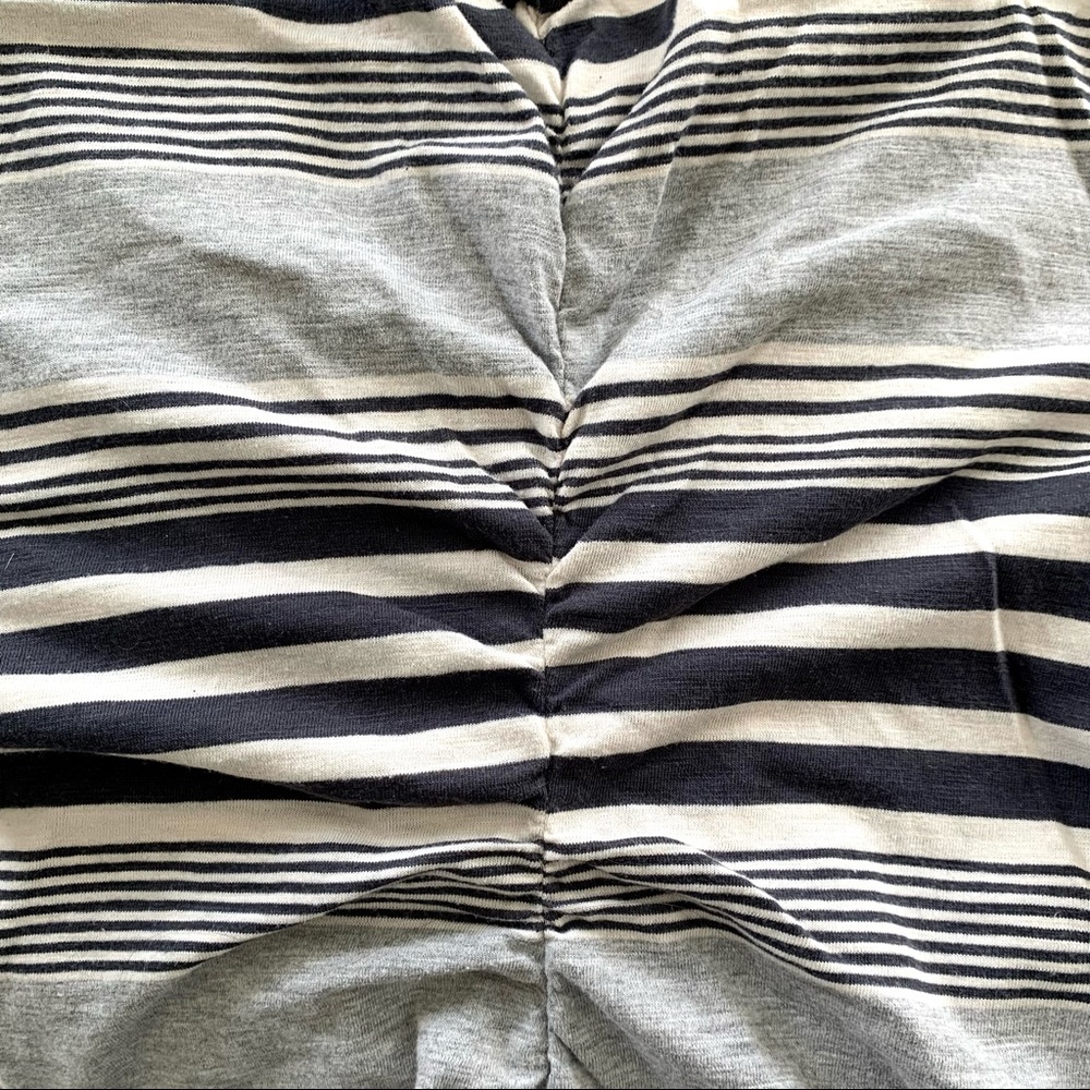 Striped Ruched Dress M - Picture 4 of 5